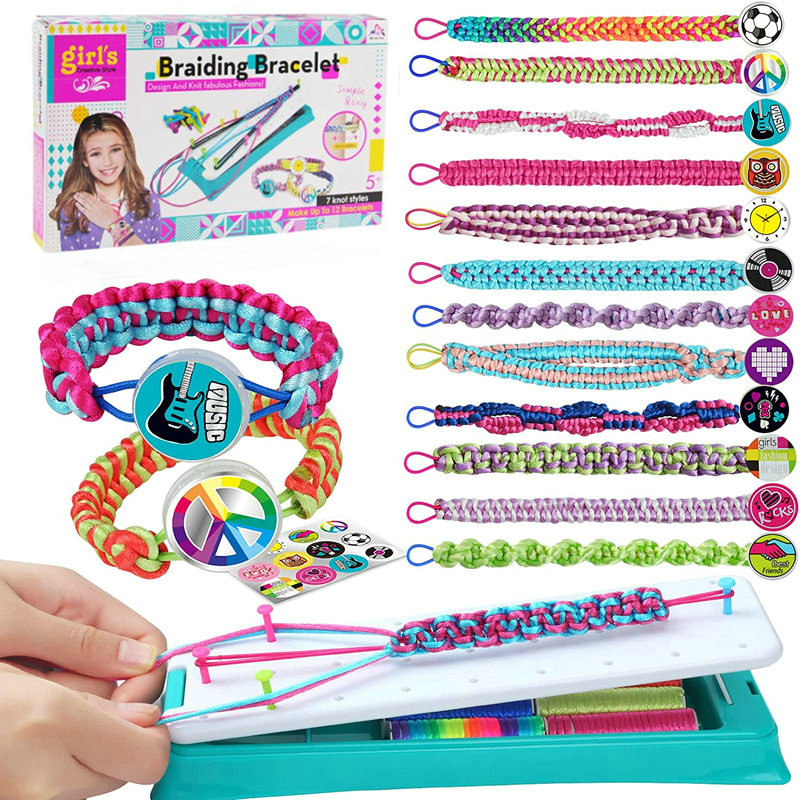 Jewelry Making Birthday Party - Friendship Bracelet Making Kit for Girls