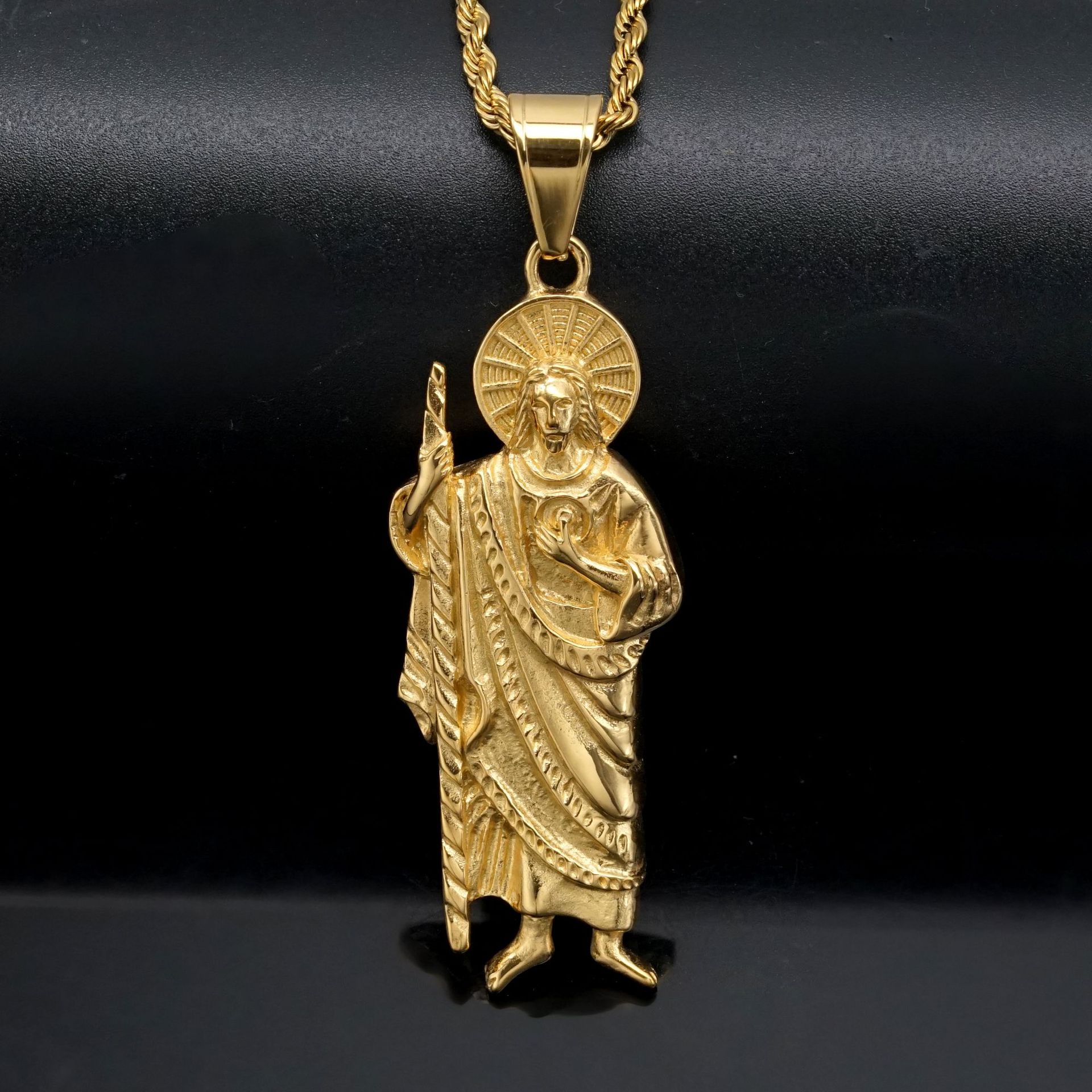 Santa Muerte 316L stainless st - Jewelry Making Singapore 评论和价格