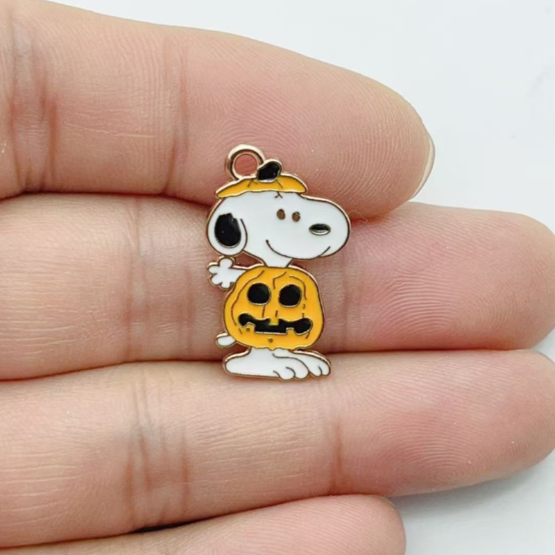 10Pcs Cute Halloween Cartoon P - Jewelry Making Party 评论和价格