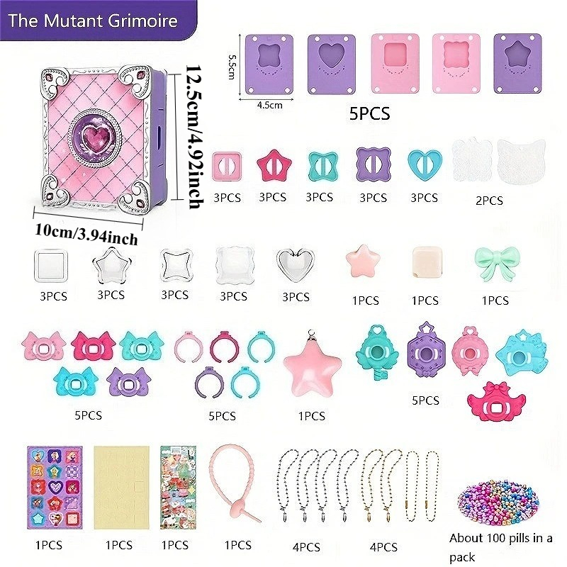 3D Sticker Maker Kit DIY Jewel - Jewelry Making Kit For Kids 评论和价格