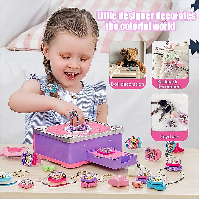 3D Sticker Maker Kit DIY Jewel - Jewelry Making Kit For Kids 评论和价格