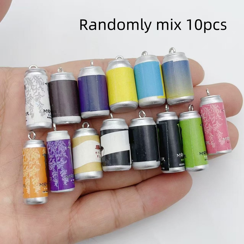 10Pcs Mini Simulation Beverage - Jewelry Making Party 评论和价格