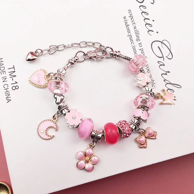 Charm Bracelet Making Kit for  - Jewelry Making Kit For Kids 评论和价格