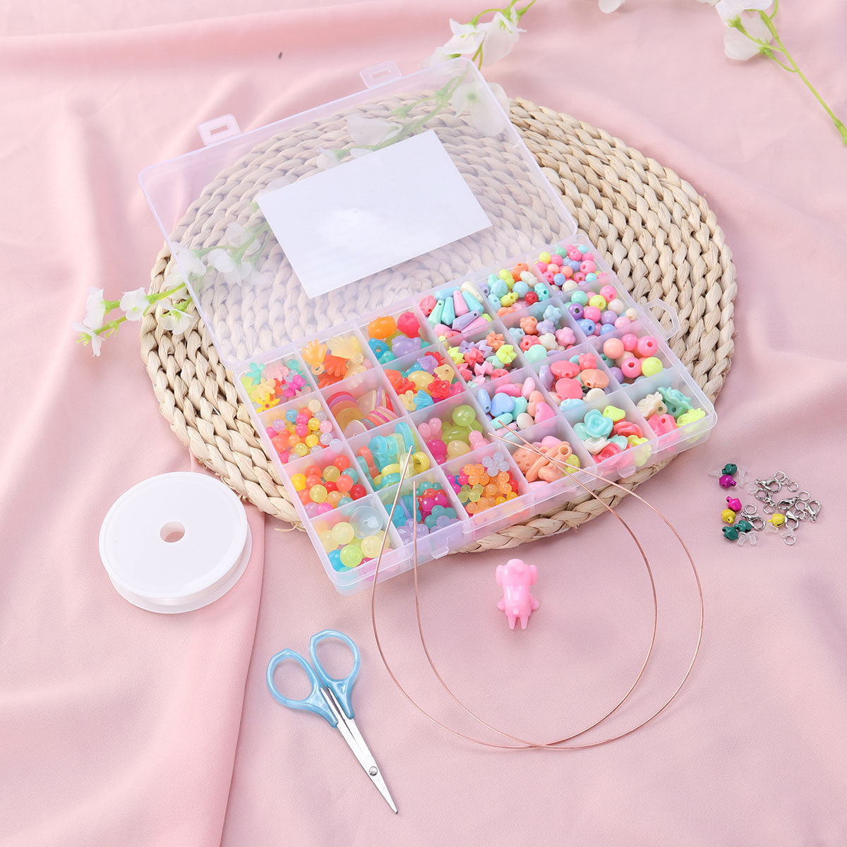 520Pcs Jewelry Beads Set Kids  - Jewelry Making Kit For Kids 评论和价格