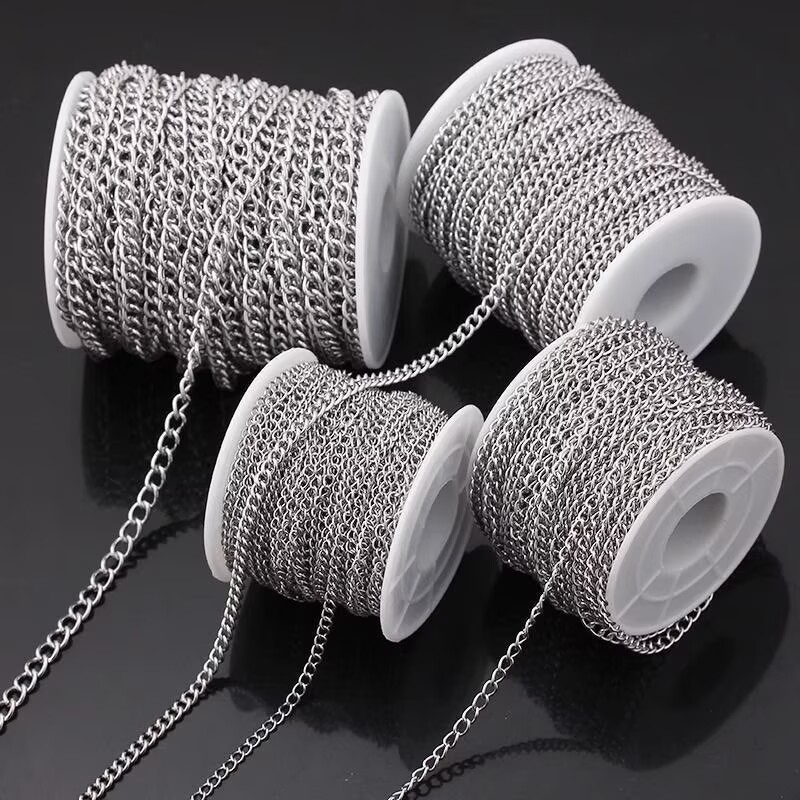 5 Meters Stainless Steel Neckl - Jewelry Making Event 评论和价格