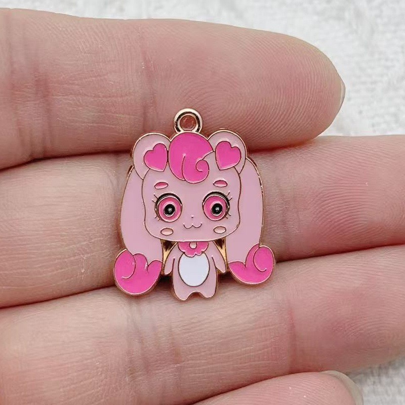10pcs Cartoon Cute Drip Oil Al - Jewelry Making Party 评论和价格
