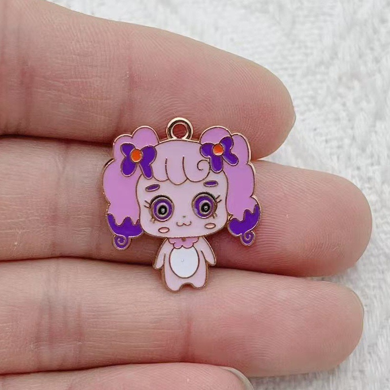 10pcs Cartoon Cute Drip Oil Al - Jewelry Making Party 评论和价格