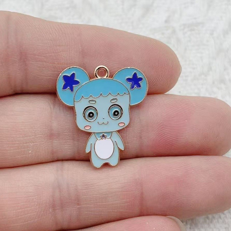 10pcs Cartoon Cute Drip Oil Al - Jewelry Making Party 评论和价格