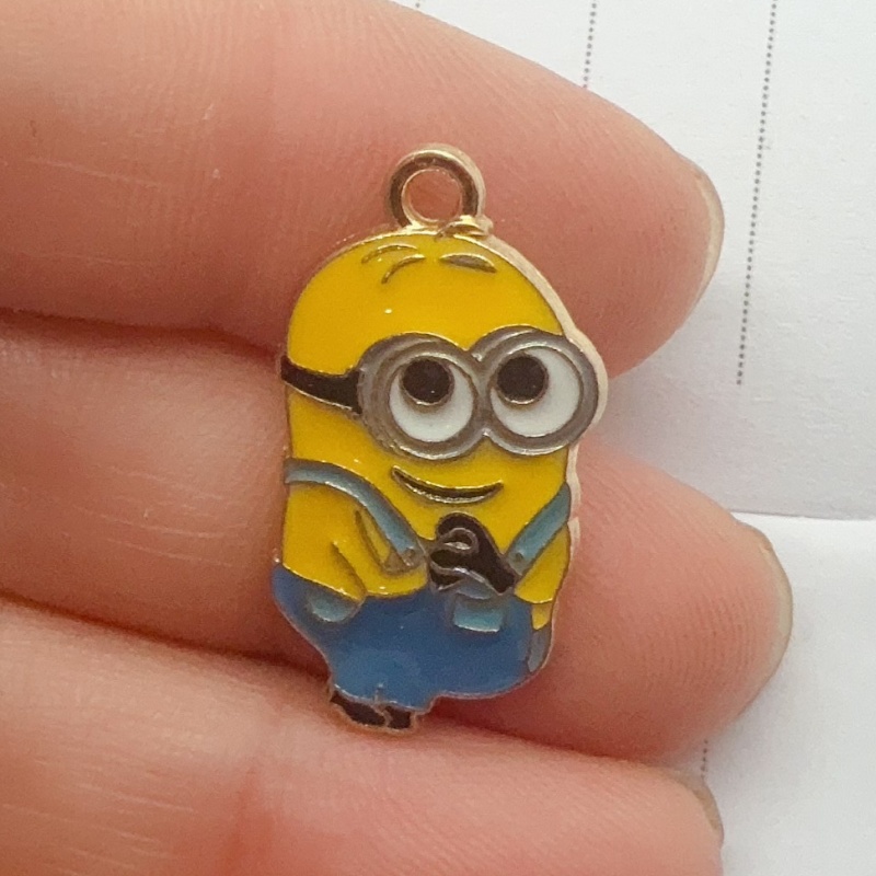 10pcs alloy drip oil cartoon p - Jewelry Making Birthday Party 评论和价格