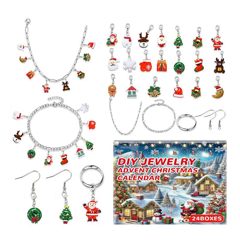 Christmas Jewelry Advent Calen - Jewelry Making Kit For Kids 评论和价格