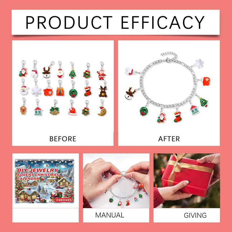 Christmas Jewelry Advent Calen - Jewelry Making Kit For Kids 评论和价格