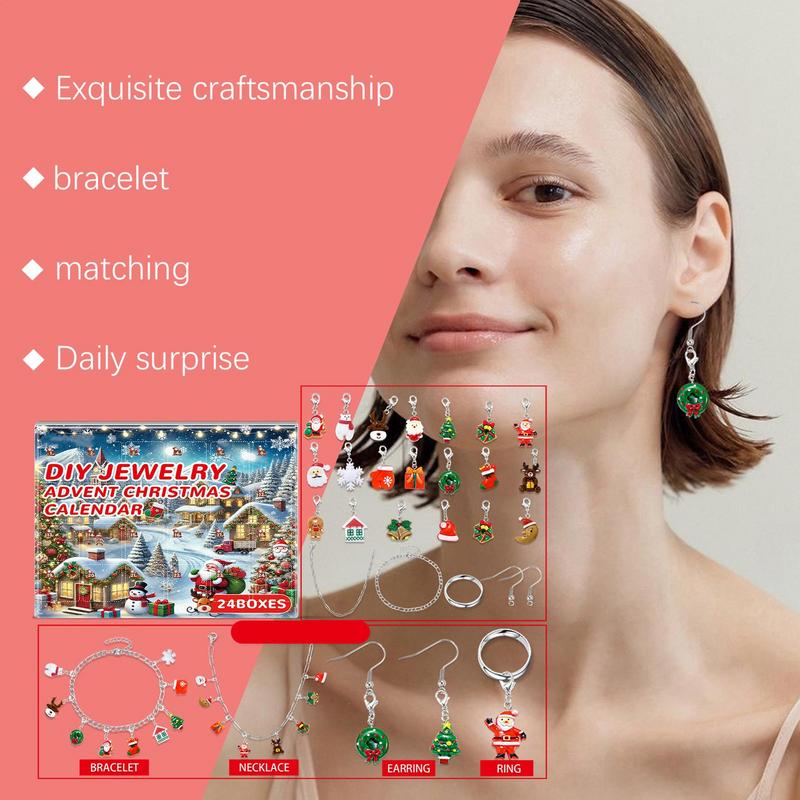 Christmas Jewelry Advent Calen - Jewelry Making Kit For Kids 评论和价格