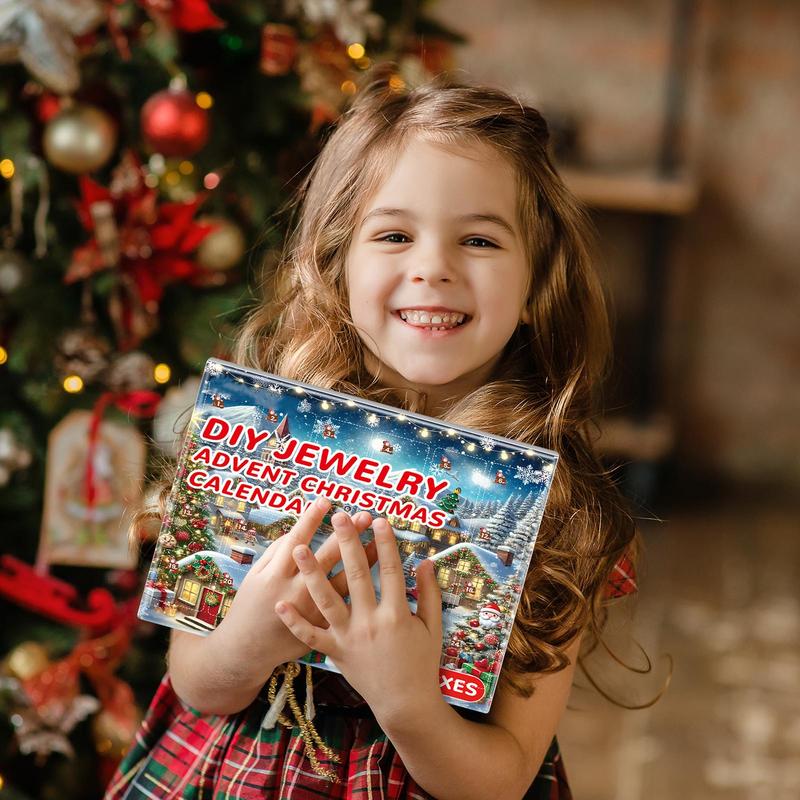 Christmas Jewelry Advent Calen - Jewelry Making Kit For Kids 评论和价格
