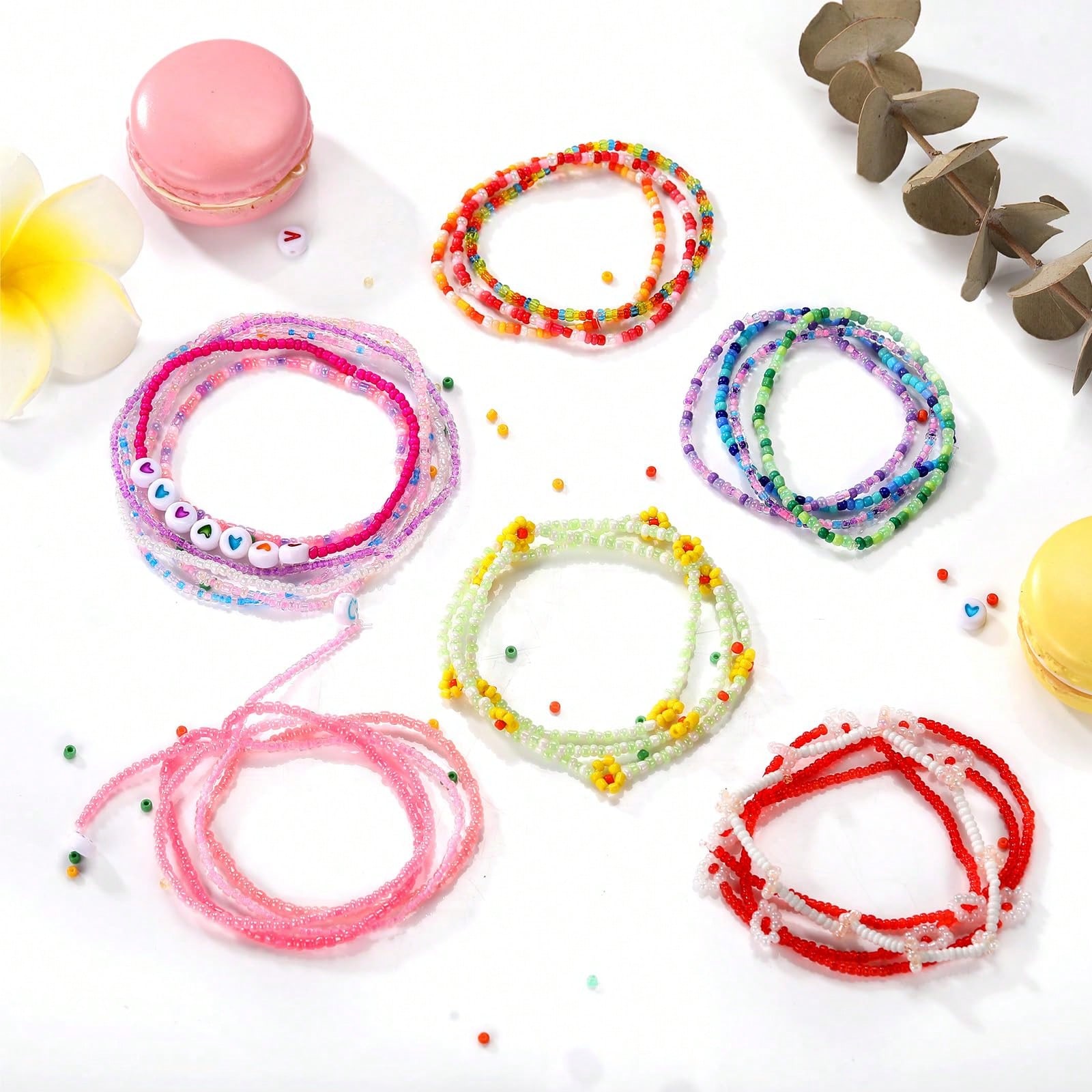 5760pcs 24 Grid Box 3mm Seed B - Jewelry Making Kit For Kids 评论和价格