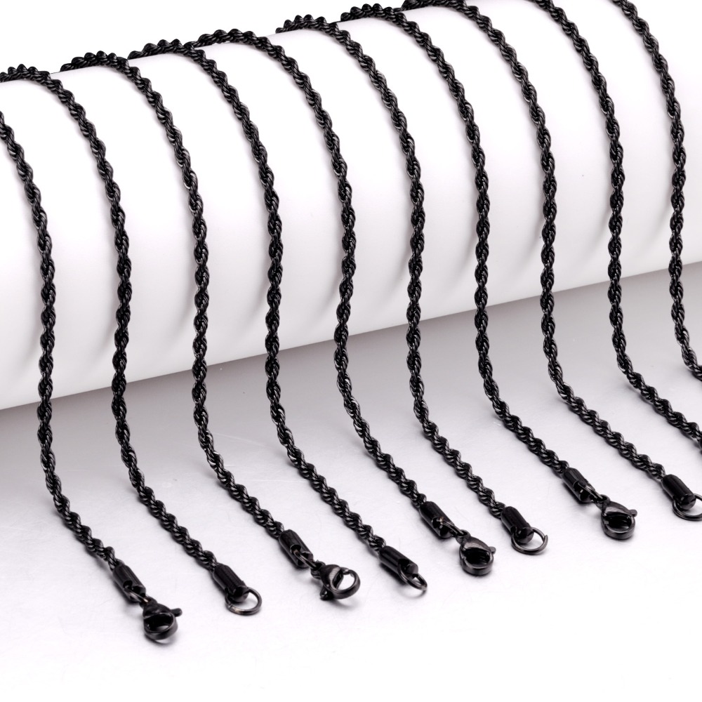 ASONSTEEL 10Pcs/Lot Black Colo - Jewelry Making Singapore 评论和价格