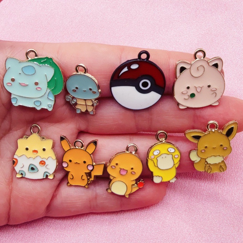 10pcs Cartoon Drip Oil Jewelry - Jewelry Making Party 评论和价格