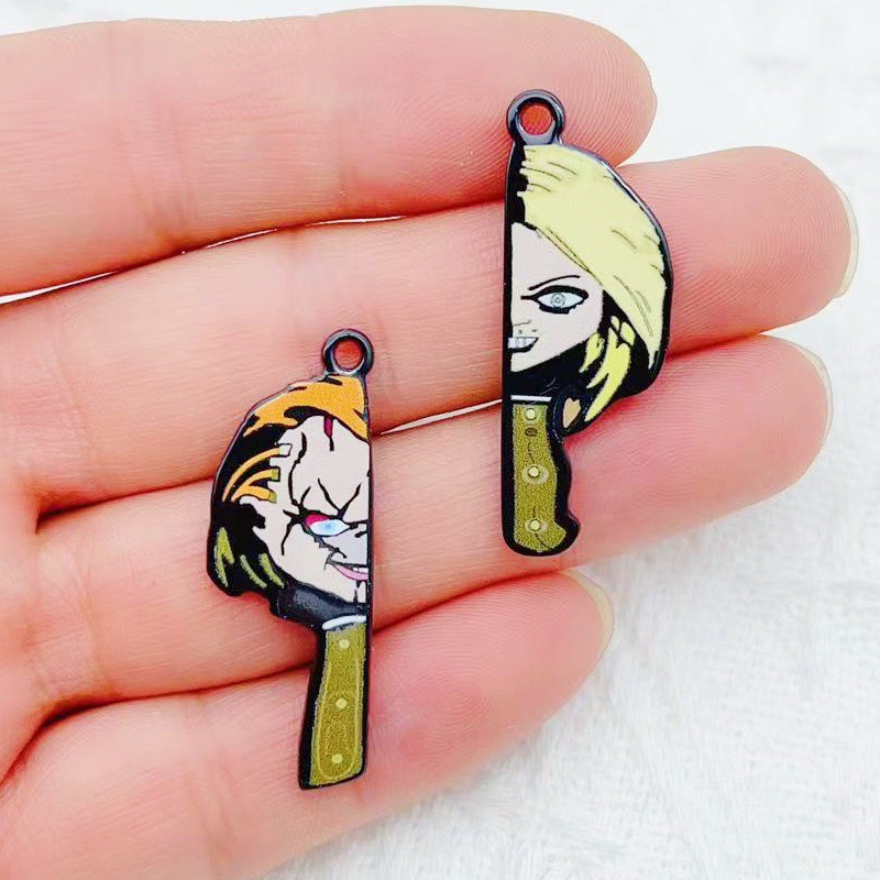 10pcs cartoon clown funny coup - Jewelry Making Party 评论和价格