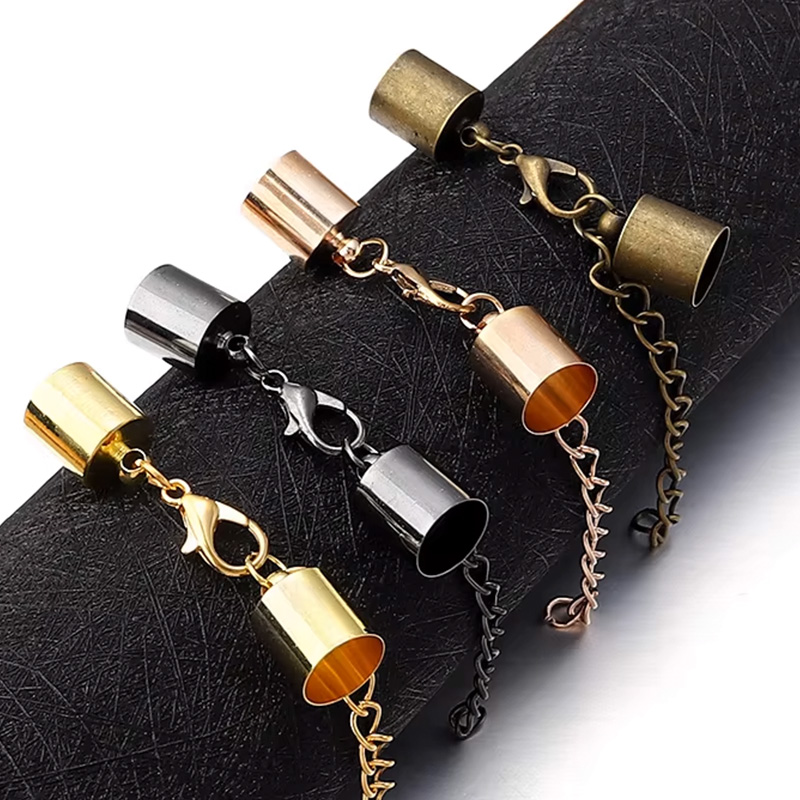 10Sets Leather Cord End Caps W - Jewelry Making Materials 评论和价格