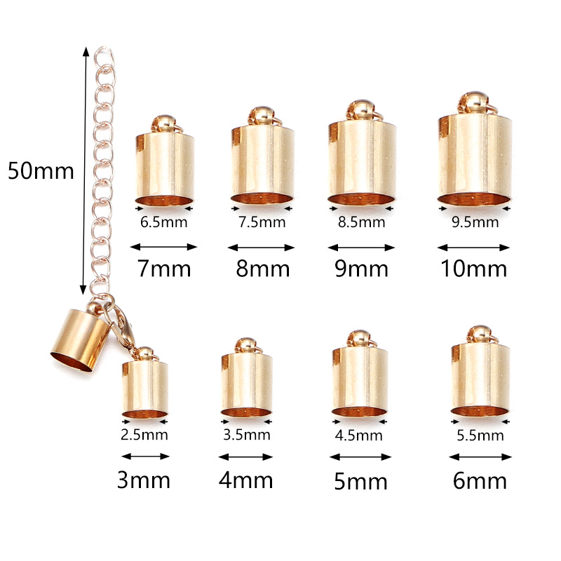 10Sets Leather Cord End Caps W - Jewelry Making Materials 评论和价格