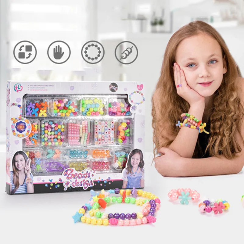 Girls DIY Bead Set Jewelry Mak - Jewelry Making Kit For Kids 评论和价格