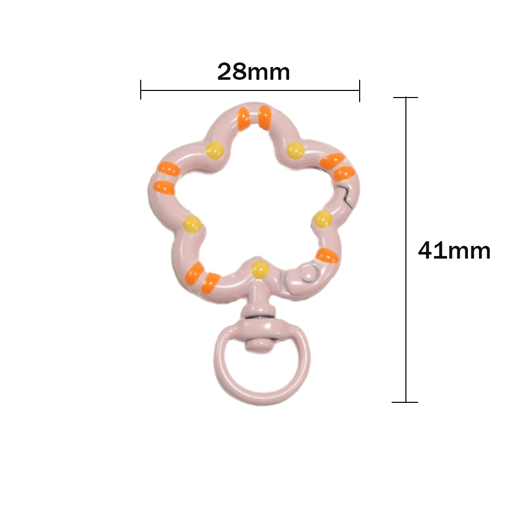5pcs Flower Metal Lobster Claw - Jewelry Making Materials 评论和价格