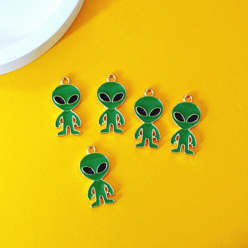 10pcs Simple Alien Alloy Drip  - Jewelry Making Birthday Party 评论和价格