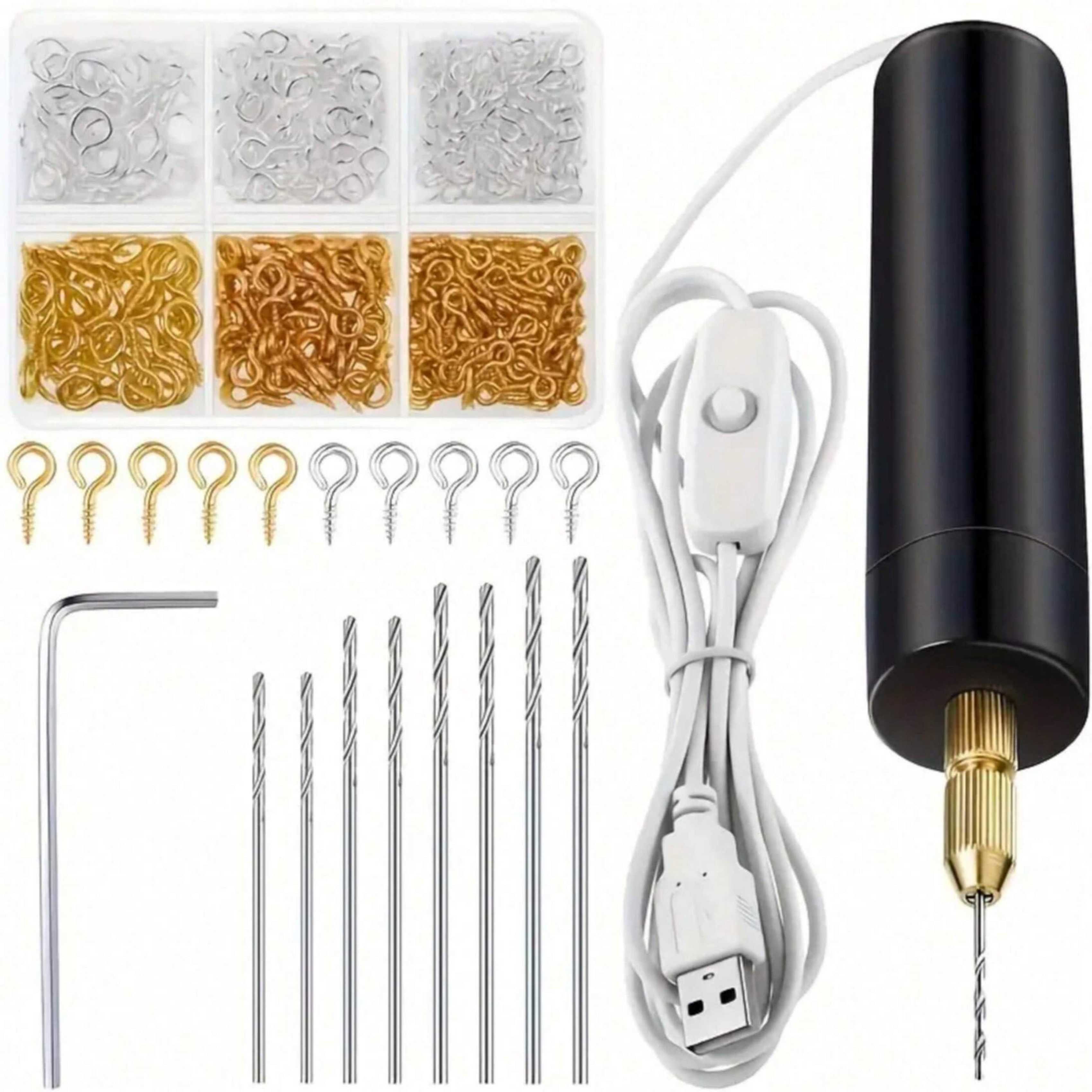 【Mini Electric Drill Set】10Pcs - Jewelry Making Dc 评论和价格