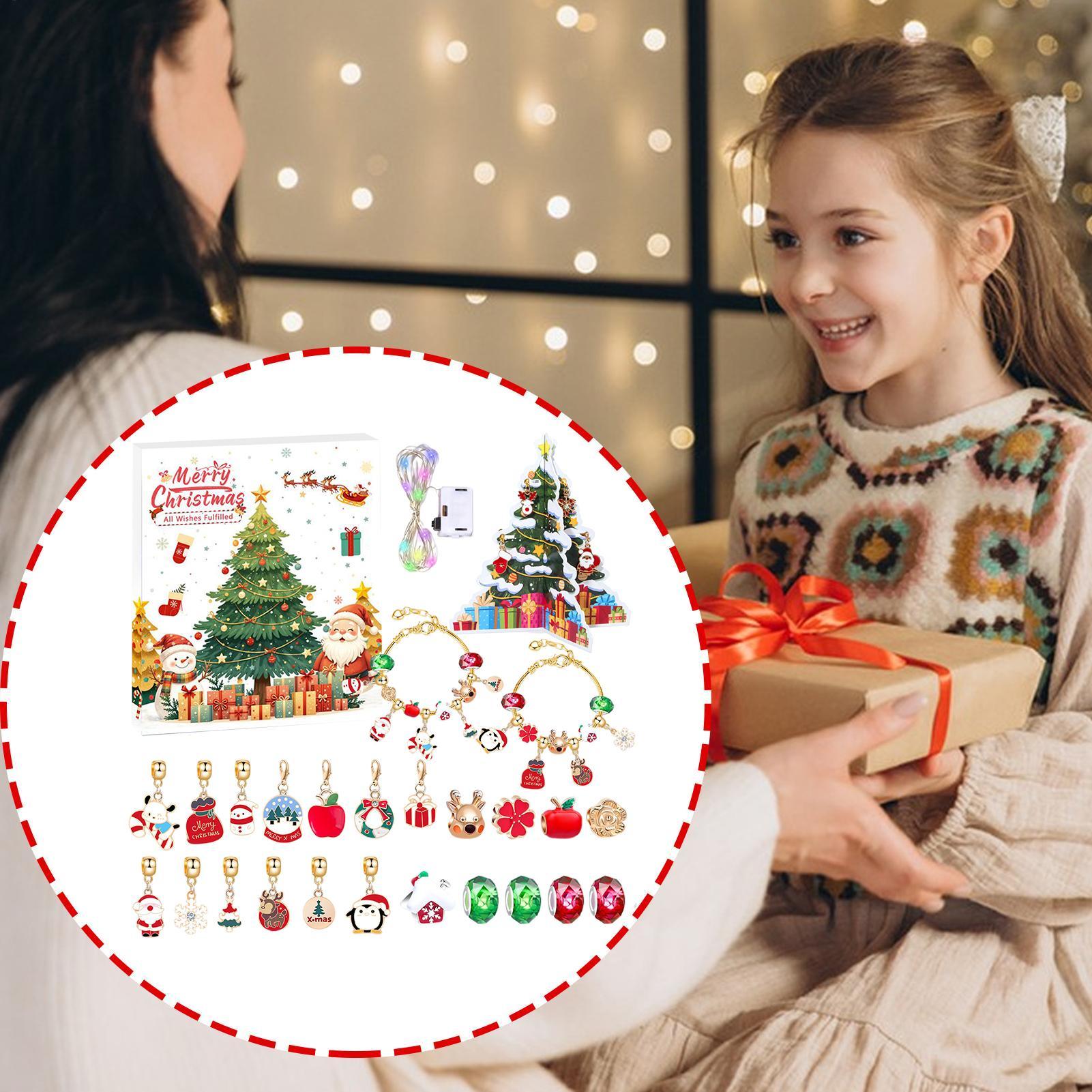 Calendar Advent Charm Christma - Jewelry Making Kit For Kids 评论和价格