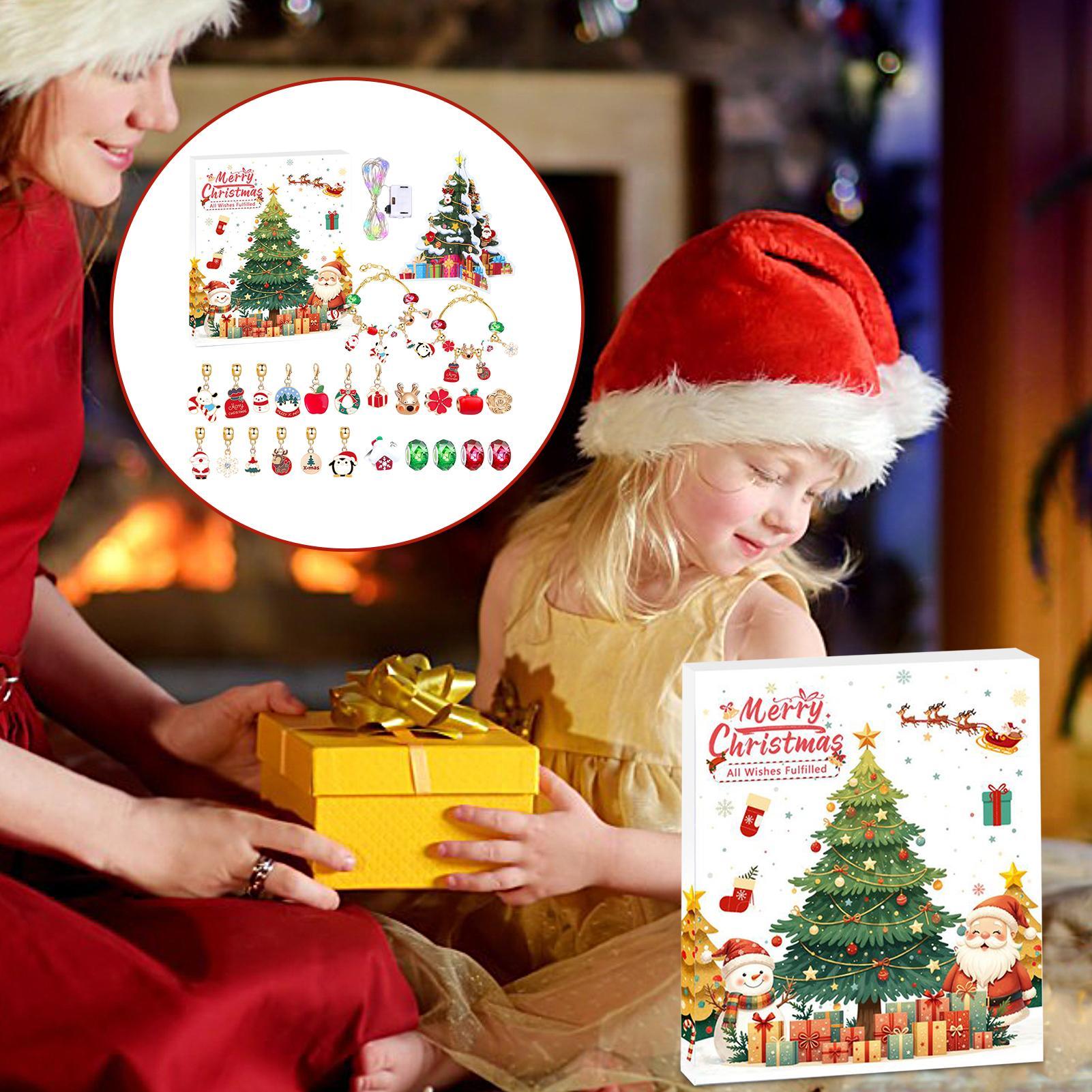 Calendar Advent Charm Christma - Jewelry Making Kit For Kids 评论和价格