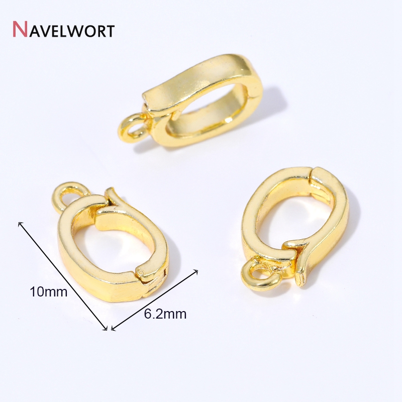 14K/18K Gold Plated Brass Meta - Jewelry Making Materials 评论和价格