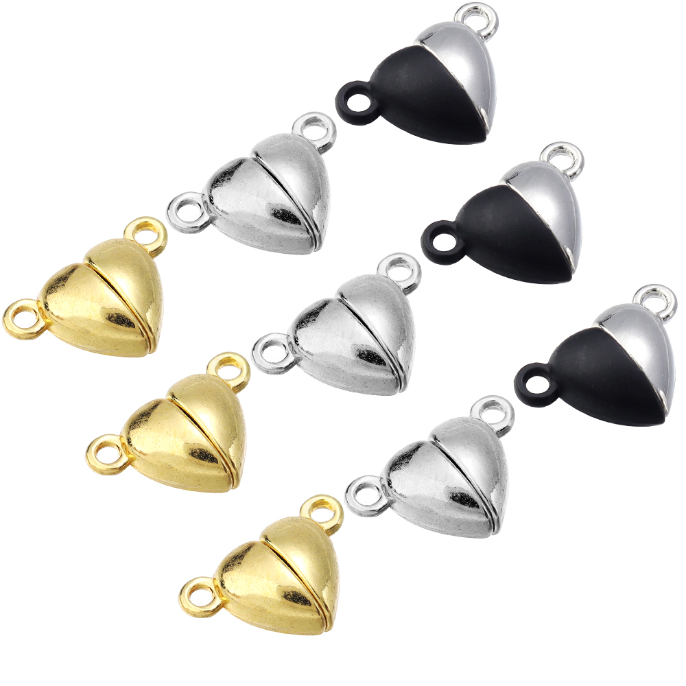 5pcs/Lot Alloy Love Heart Shap - Jewelry Making Materials 评论和价格