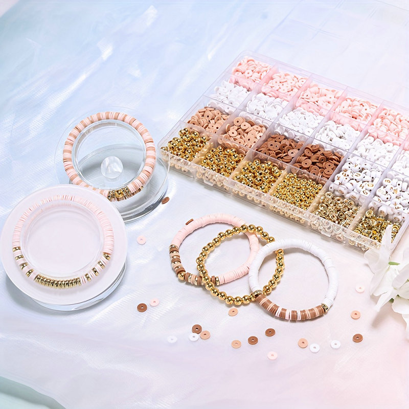 Style DIY Clay Beads Bracelet  - Jewelry Making Birthday Party 评论和价格