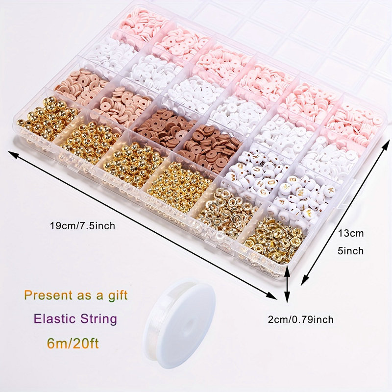 Style DIY Clay Beads Bracelet  - Jewelry Making Birthday Party 评论和价格