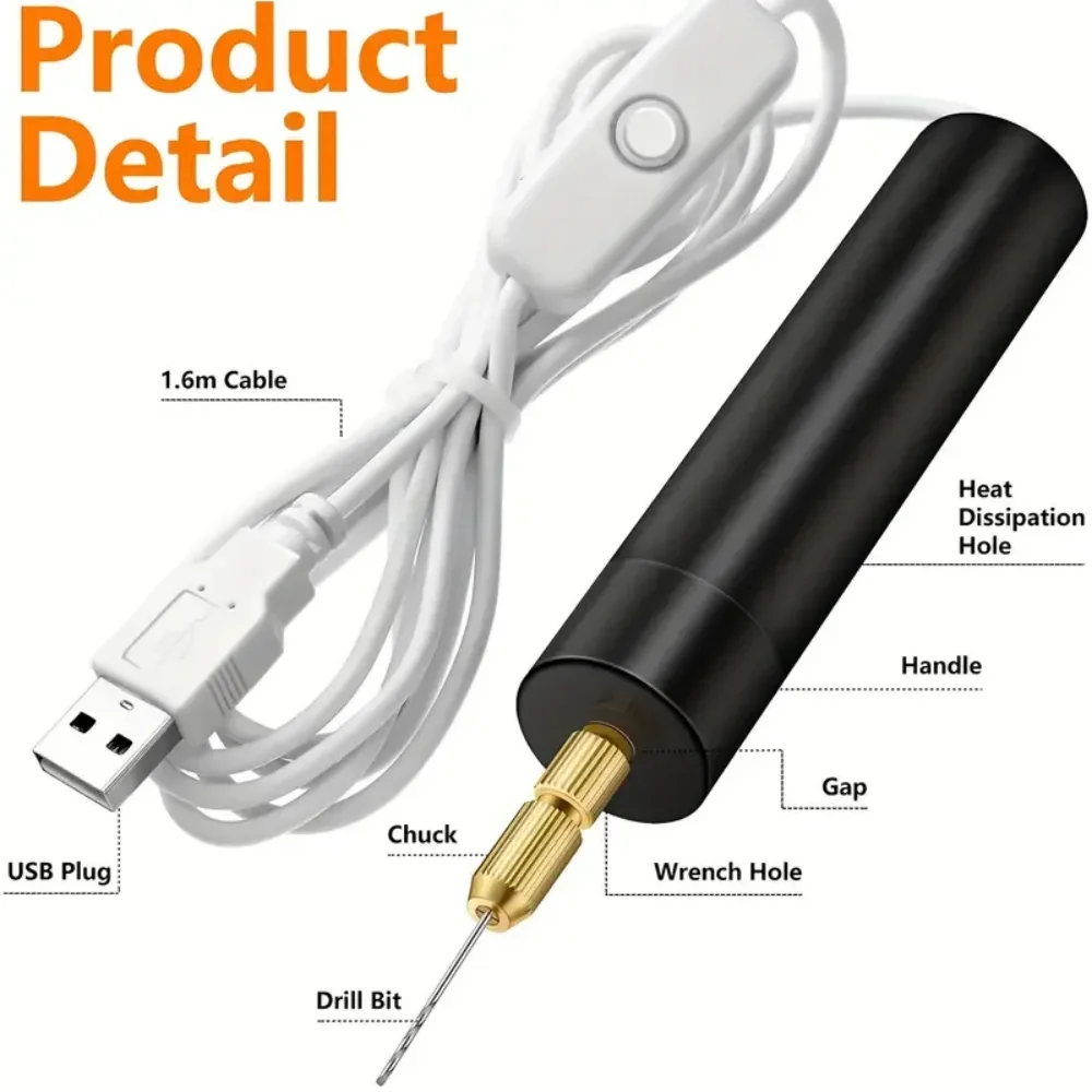 Mini Electric Drill USB Powere - Jewelry Making Dc 评论和价格