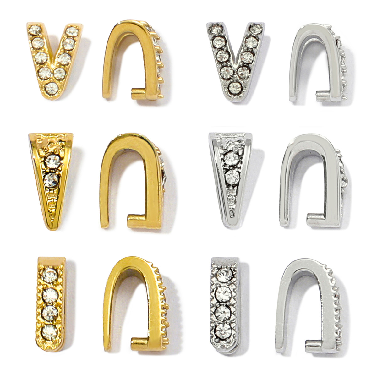 5Pcs/Lot Stainless Steel Clips - Jewelry Making Materials 评论和价格