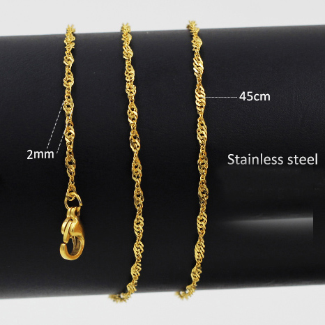 LUXUSTEEL 2mm 10Pcs/Lot Wave T - Jewelry Making Singapore 评论和价格