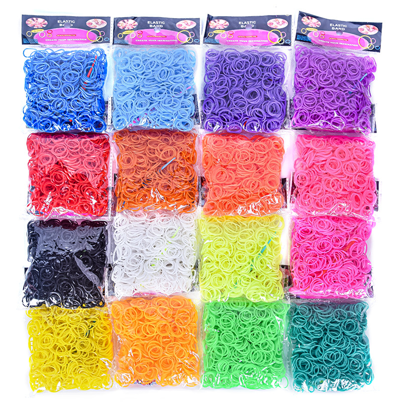 600 pieces Colorful Rubber Ban - Jewelry Making Course 评论和价格