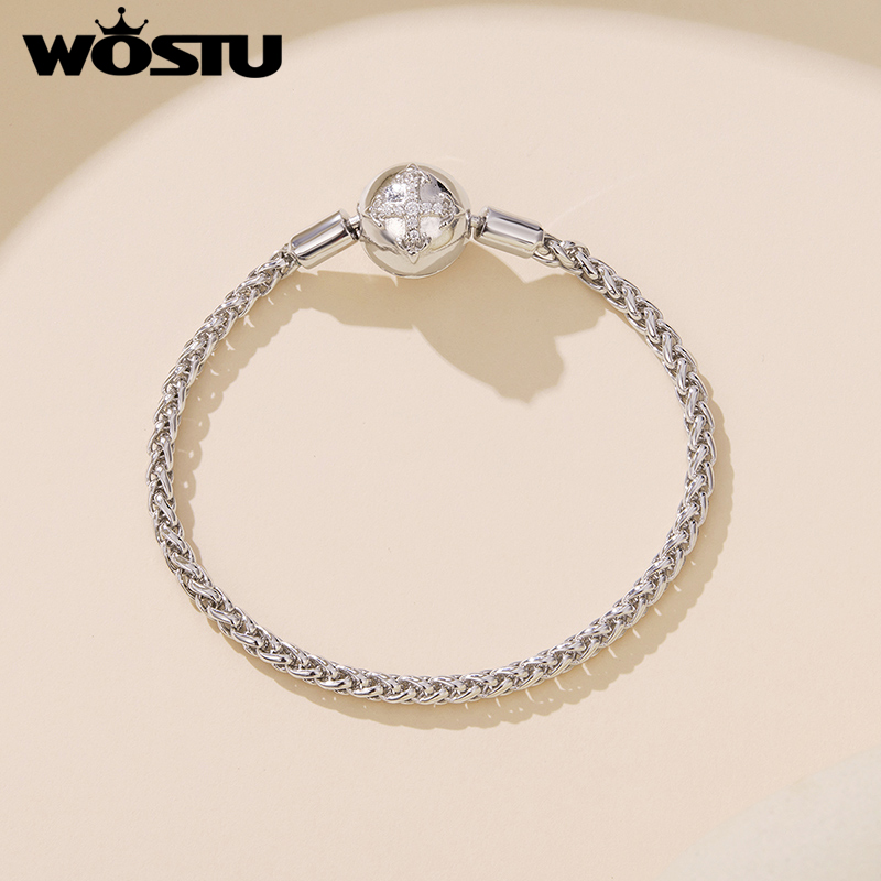 WOSTU Platinum Plated Sparklin - Jewelry Making Singapore 评论和价格