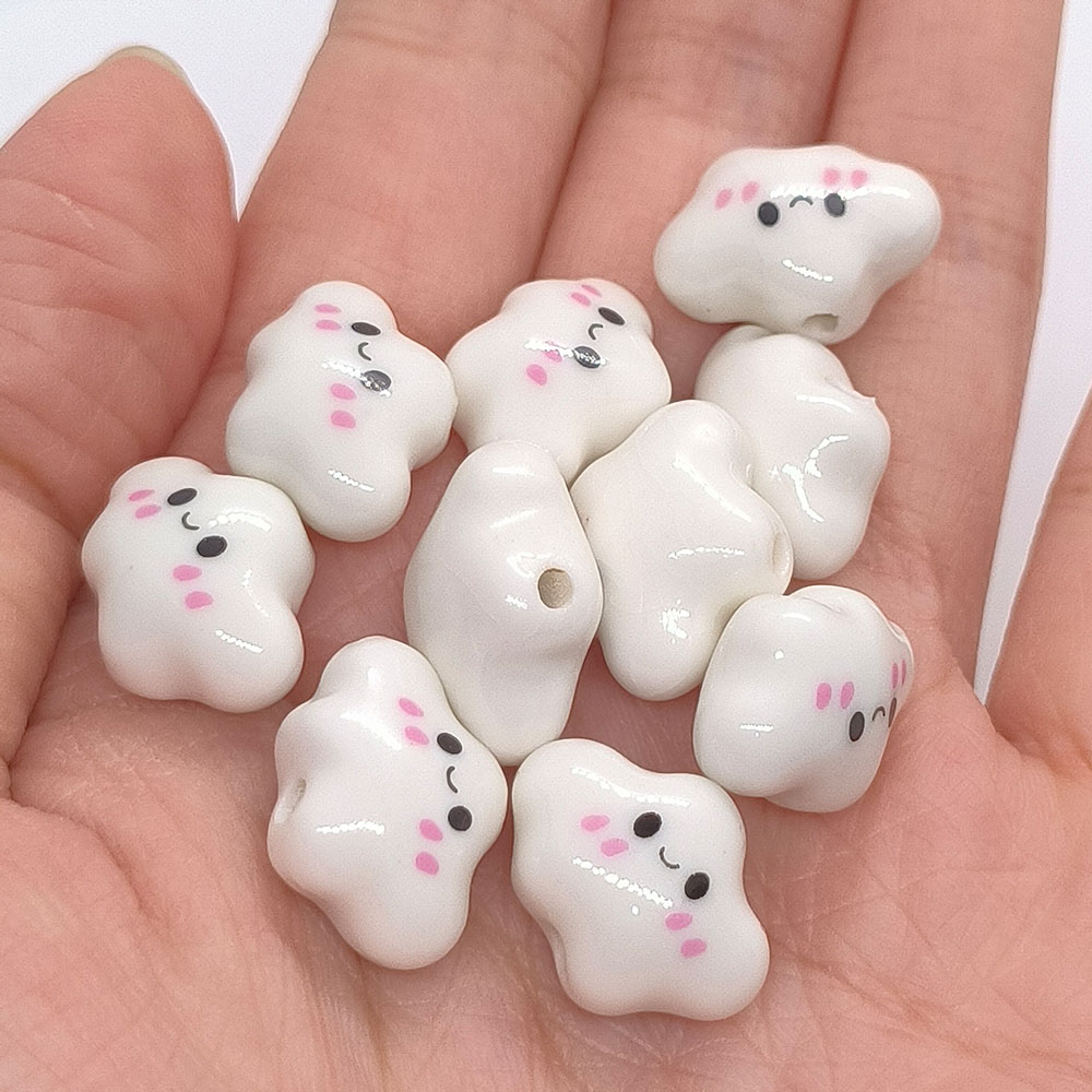10pcs Colorful Chubby Smiling  - Jewelry Making Event 评论和价格