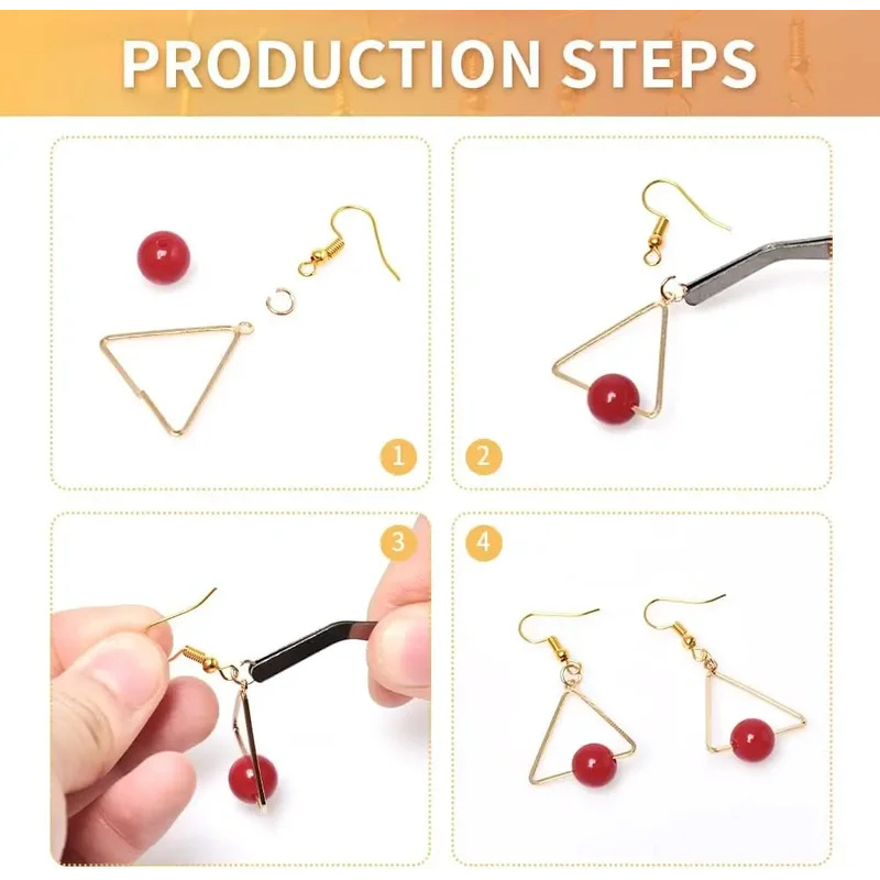 100/500pcs DIY Earring Finding - Jewelry Making Materials 评论和价格