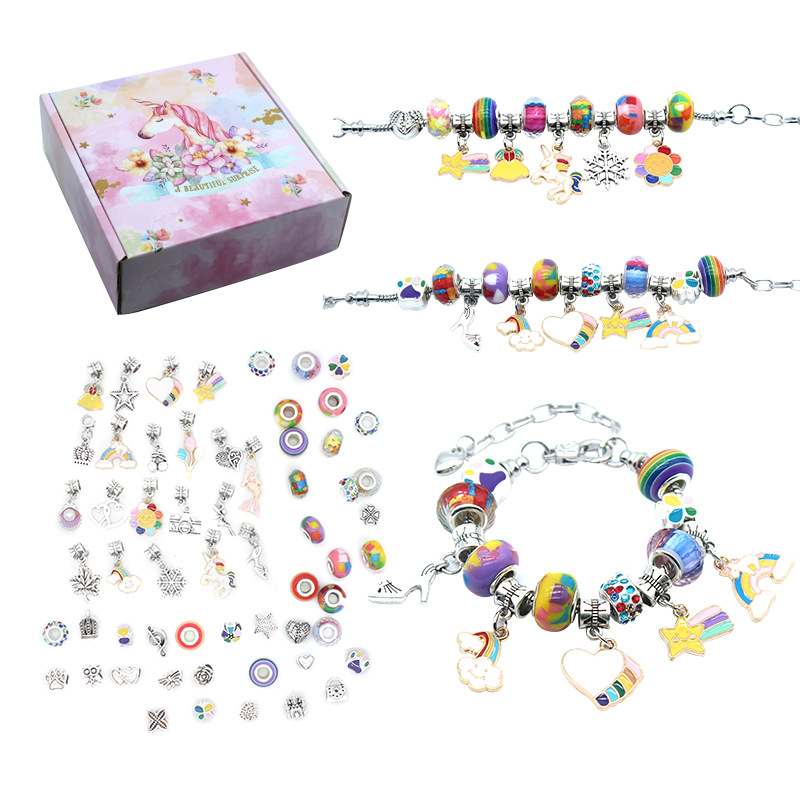 Easy braided Letter Beads Jewe - Jewelry Making Kit For Kids 评论和价格