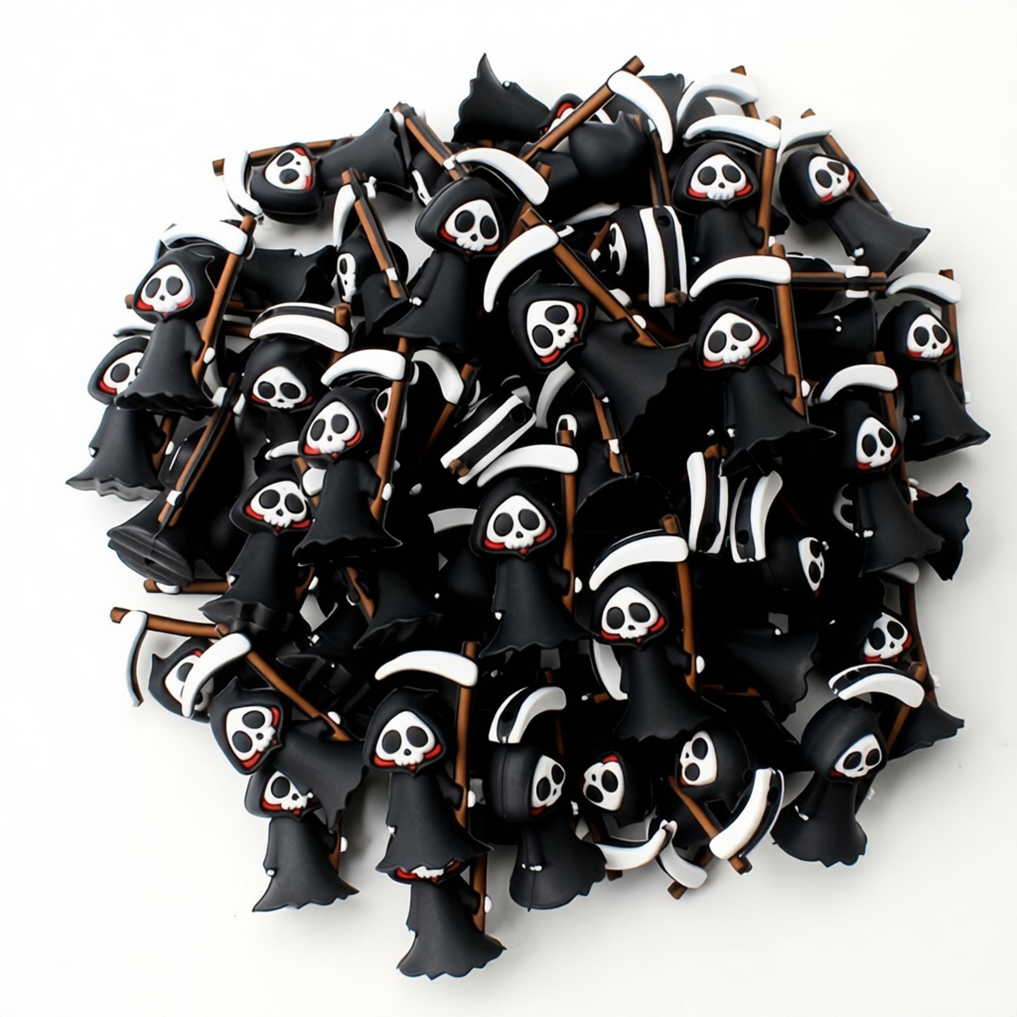 3D Silicone Beads Grim Reaper  - Jewelry Making Event 评论和价格