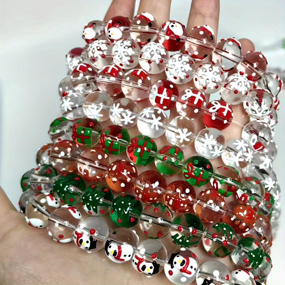 15Pcs 12mm Christmas transpare - Jewelry Making Event 评论和价格