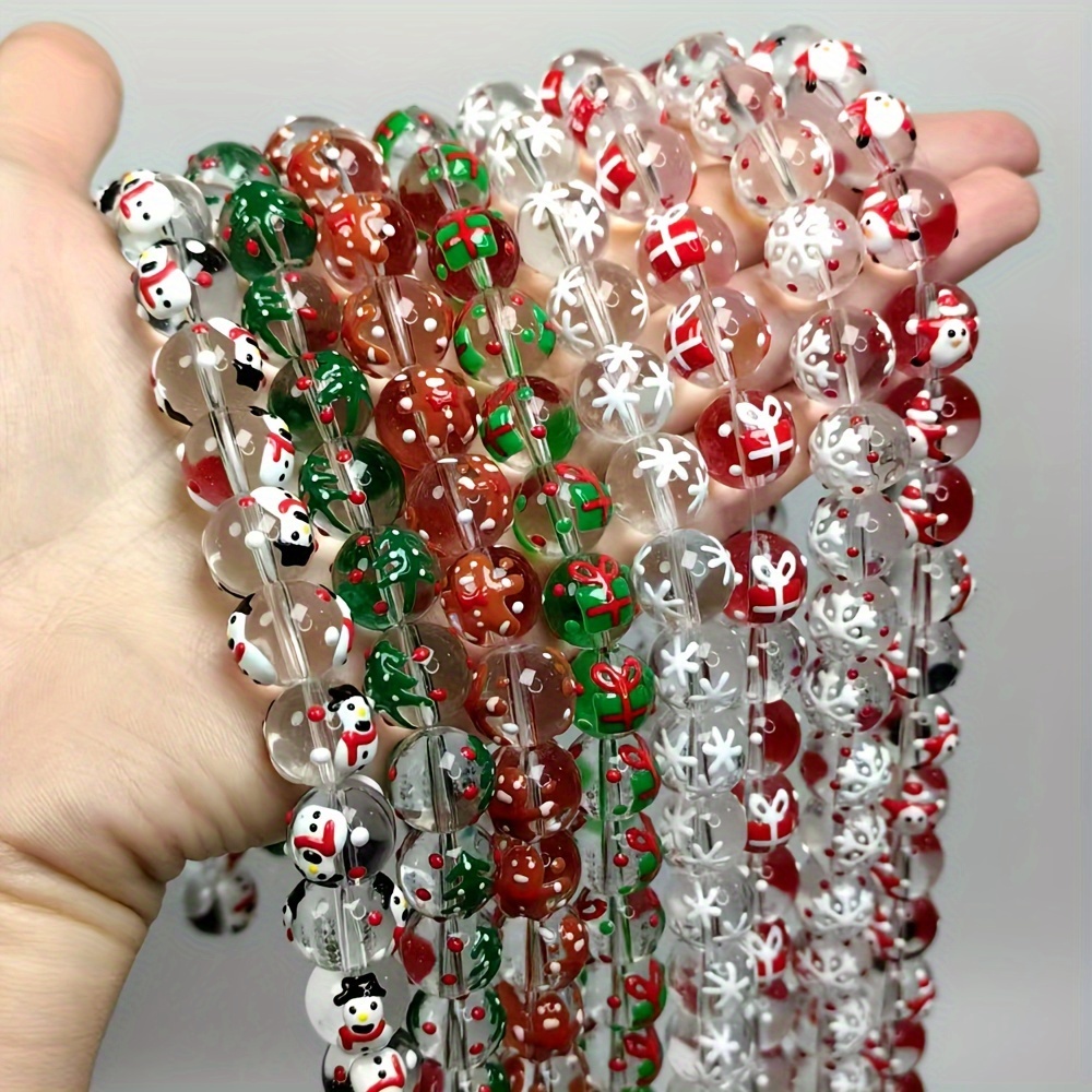 15Pcs 12mm Christmas transpare - Jewelry Making Event 评论和价格
