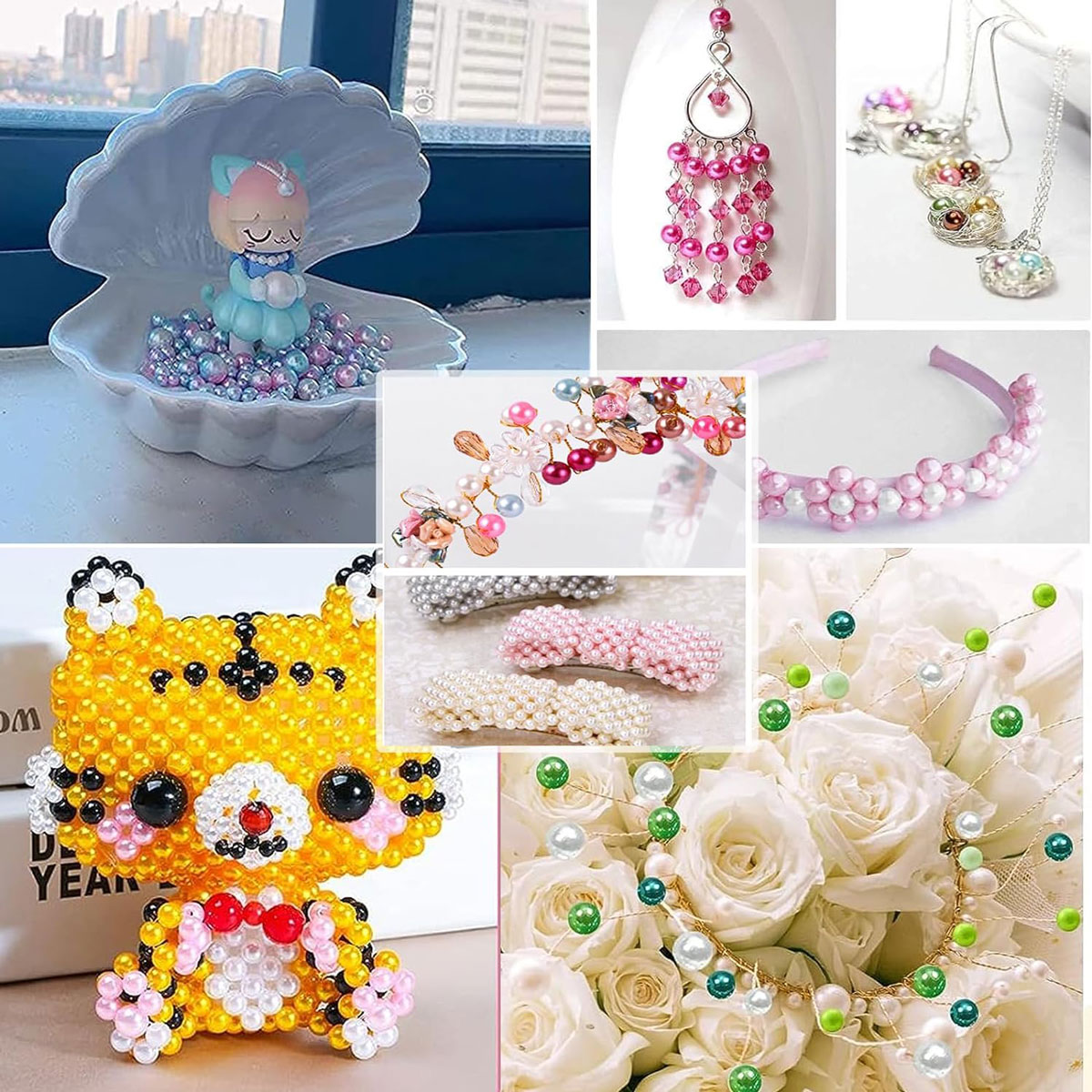 2400PCS 48 Compartments Pearl  - Jewelry Making Course 评论和价格