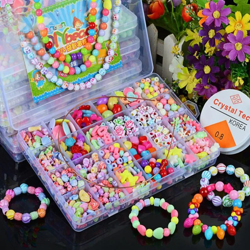 Girls DIY Bead Set Jewelry Mak - Jewelry Making Kit For Kids 评论和价格