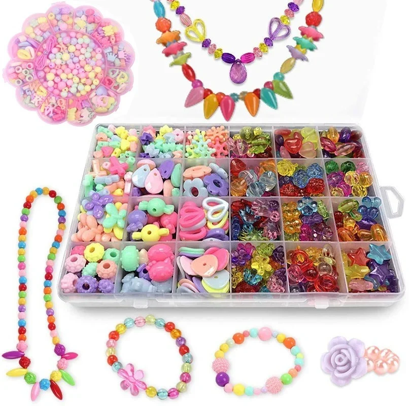 Girls DIY Bead Set Jewelry Mak - Jewelry Making Kit For Kids 评论和价格