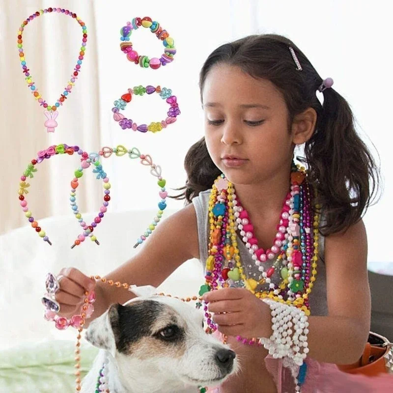 Girls DIY Bead Set Jewelry Mak - Jewelry Making Kit For Kids 评论和价格